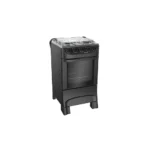Fogão de Piso Mueller 4 Bocas Mesa Inox Preto MFI4BA