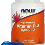 Vitamina D.3 Now Foods 120 Softgels + Porta Cápsulas