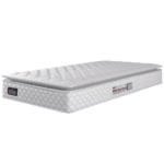 Colchão Solteiro Espuma D33 Pillow Top New Millenium 88x188x19cm Branco Hellen - Suporta Até 120 Kg Por Pessoa