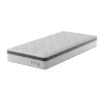Colchão Solteirão Sigma Molas Ensacadas (22x108x198) Branco E Cinza